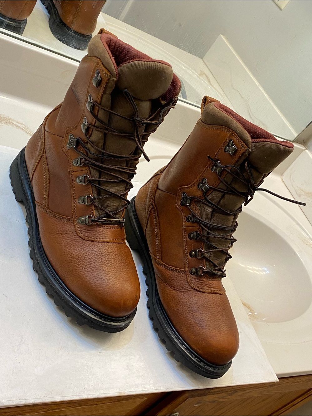 Cabelas Iron Ridge 800 GORE-TEX Men’s insulated boots Size 10.5 EE excellent - Picture 12 of 14